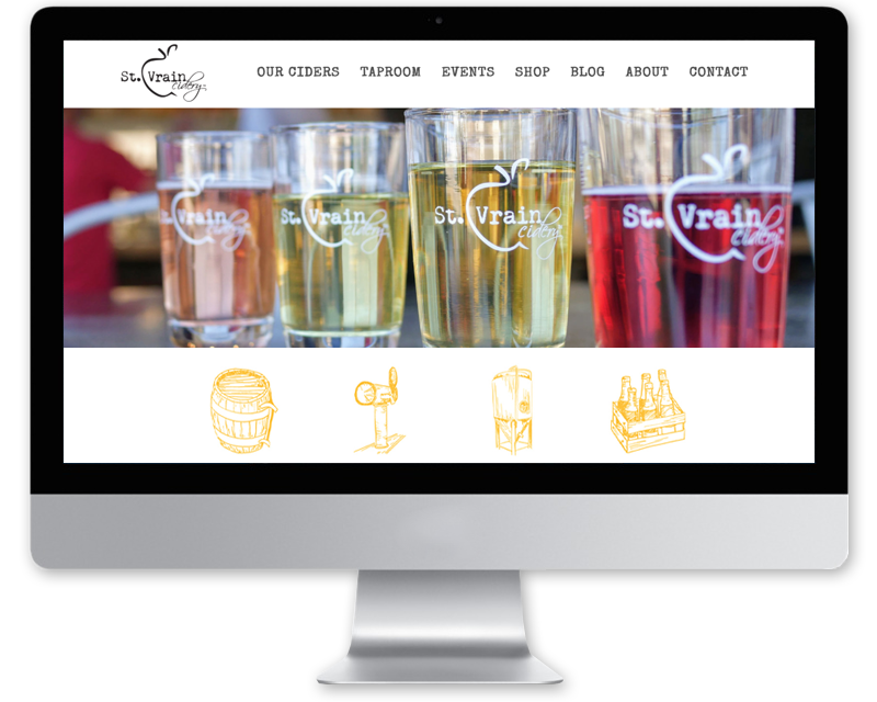 St. Vrain Cidery • Web Design