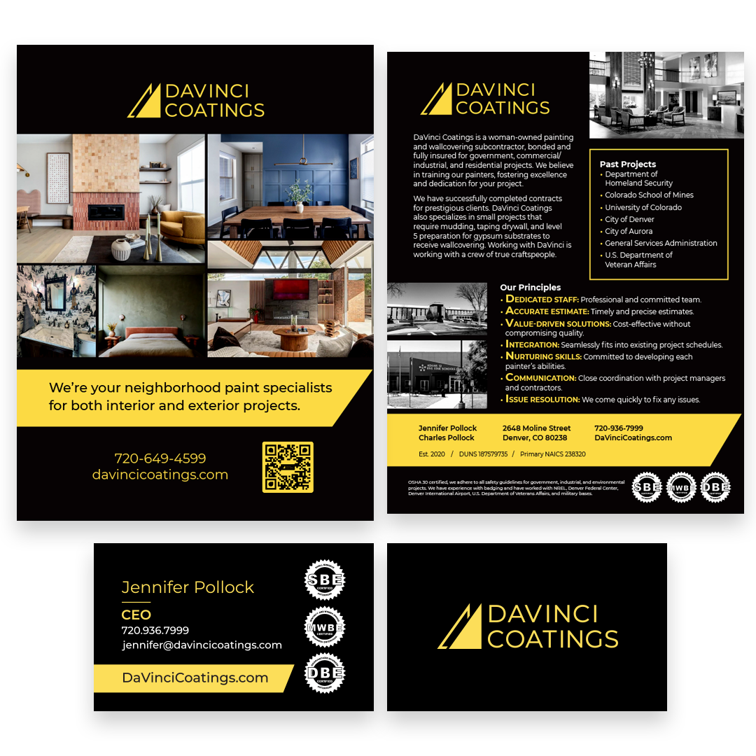 DaVinci Coatings • graphic design